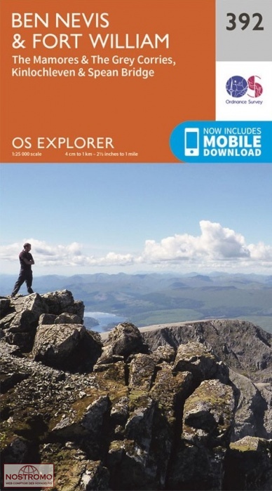 392 BEN NEVIS & FORT WILLIAM | OS hiking map