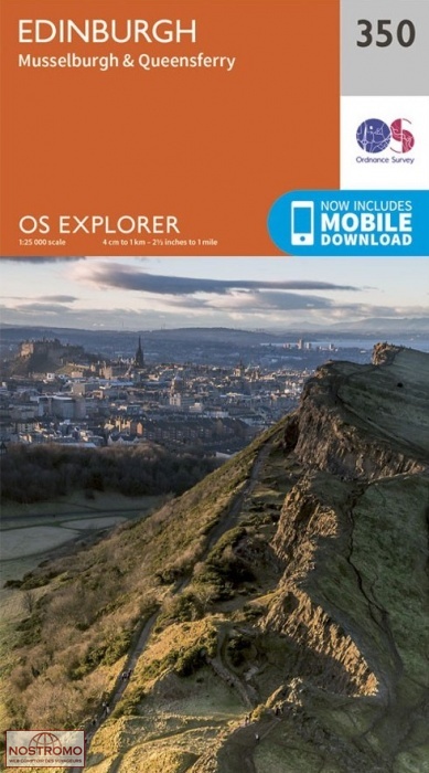 350 EDINBURGH - MUSSELBURGH & QUEENSFERRY | carte de randonnée OS