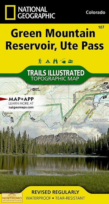 GREEN MOUNTAIN RESERVOIR - UTE PASS | National Geographic hiking map
