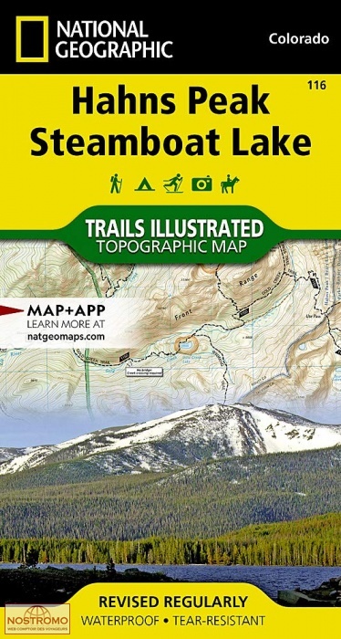 HAHNS PEAK - STEAMBOAT LAKE | National Geographic hiking map