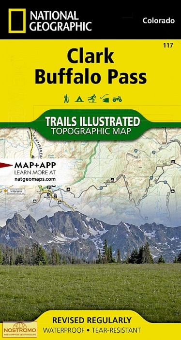 CLARK - BUFFALO PASS | National Geographic hiking map