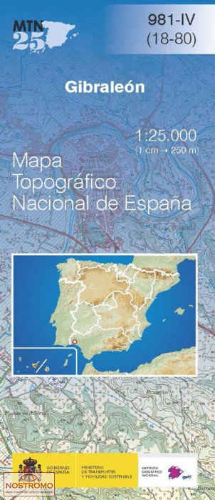 0981-4 GIBRALEÓN | CNIG topographical map