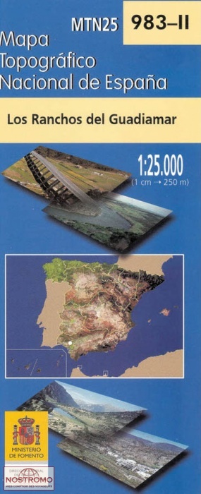 0983-2 LOS RANCHOS DE GUADIAMAR | carte topographique CNIG