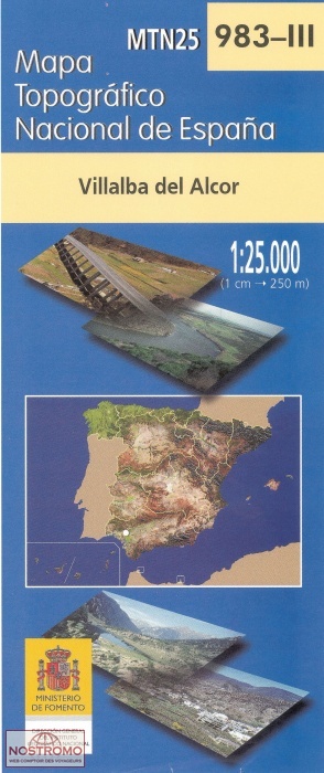 0983-3 VILLALBA DEL ALCOR | carte topographique CNIG