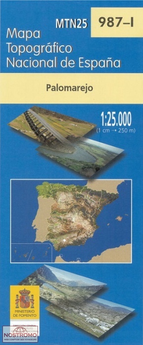 0987-1 PALOMAREJO | carte topographique CNIG