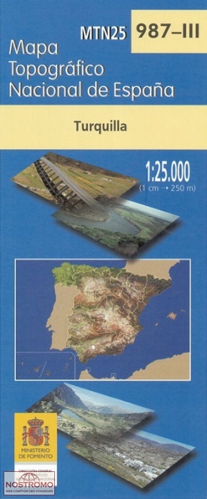 0987-3 TURQUILLA | carte topographique CNIG