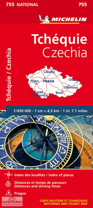 CZECH REPUBLIC 755 | Michelin road map