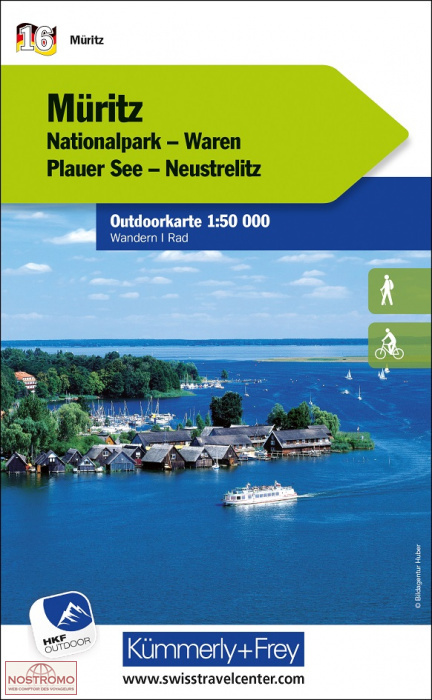 16 MÜRITZ NATIONALPARK | carte de randonnée Kummerly+Frey