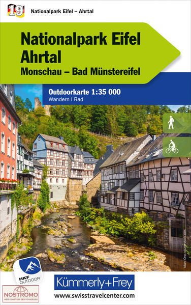19 NATIONALPARK EIFEL - AHRTAL | Kummerly+Frey hiking map