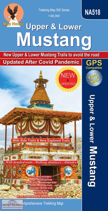 UPPER & LOWER MUSTANG - NA 518 | Nepamaps trekking map
