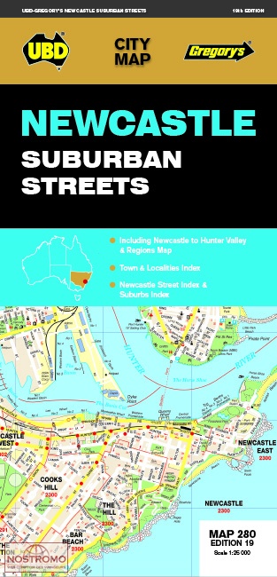 NEWCASTLE | Ubd Gregorys street map