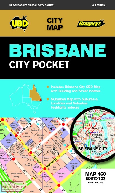 BRISBANE | UBD Gregorys street map