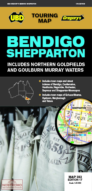 BENDIGO - SHEPPARTON | Ubd Gregorys  road map