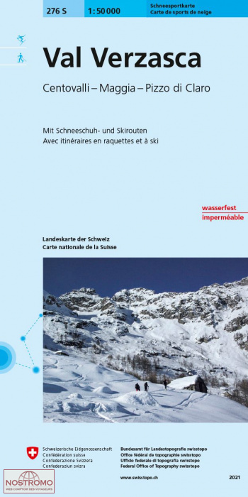 276S VAL VERZASCA | Swisstopo winter sports map