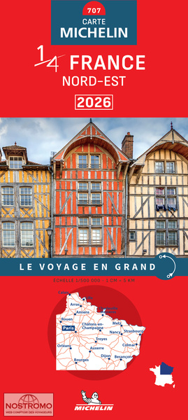 707 FRANCE NORTHEAST | Michelin road map
