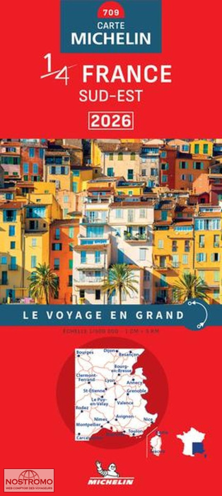 709 FRANCE SOUTHEAST | Michelin road map