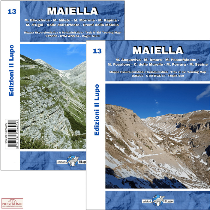 13 MAJELLA | Il Lupo hiking maps
