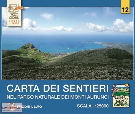 12 MONTI AURUNCI | carte de randonnée Il Lupo