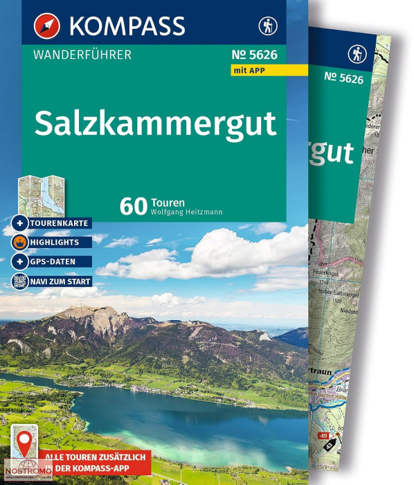 SALZKAMMERGUT | guide de randonnée Kompass