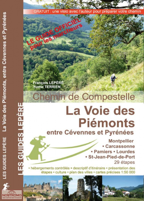 LA VOIE DES PIÉMONTS ENTRE CÉVENNES ET PYRÉNÉES | guide de pélerinage Lepère