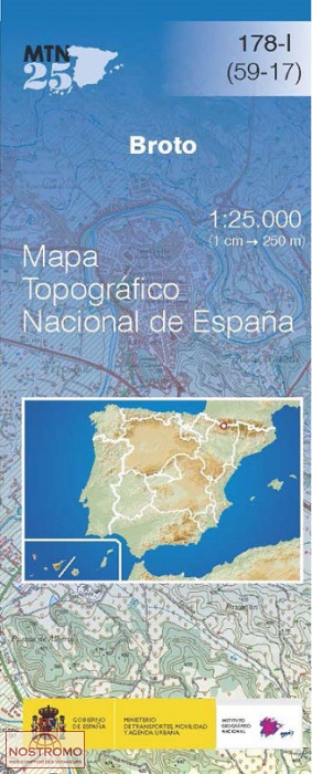 178-1 BROTO | carte topographique CNIG