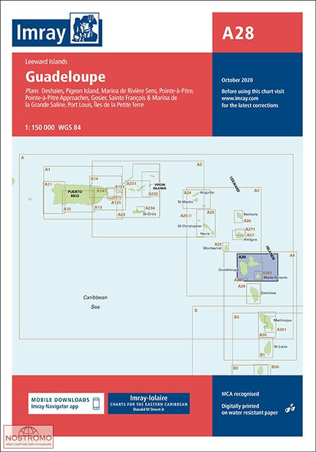 A28 GUADELOUPE | carte marine Imray
