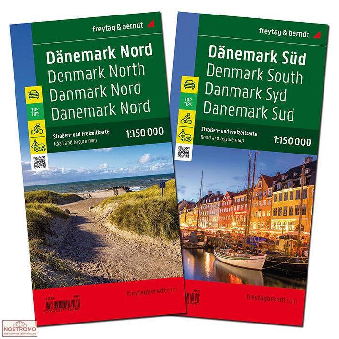 DENMARK NORTH & SOUTH | Freytag & Berndt road  maps