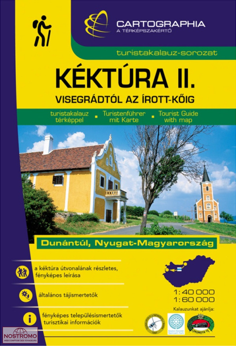 KÉKTÚRA 2 : VISEGRÁDTÓL - ÍROTT-KÖIG | atlas de cartes de randonnée Cartographia