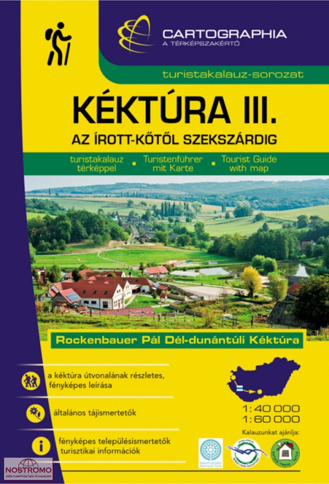 KÉKTÚRA 3 : ÍROTT-KÖ - SZEKSZÁRD | atlas de cartes de randonnée Cartographia