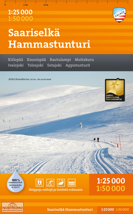 SAARISELKÄ - HAMMASTUNTURI | Calazo hiking map