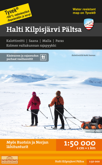 HALTI - KILPISJÄRVI - PÄLTSA | Calazo hiking map