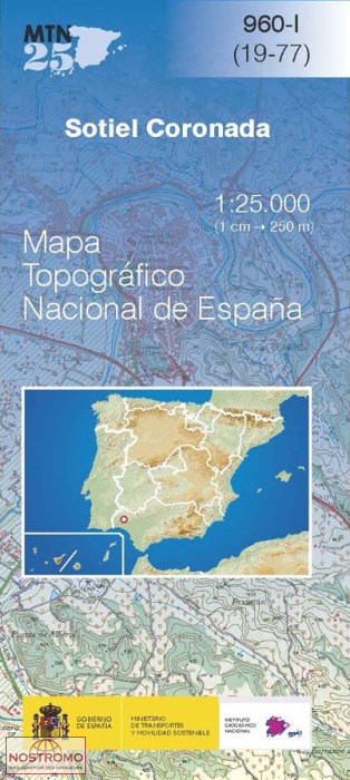 0960-1 SOTIEL CORONADA | carte topographique CNIG