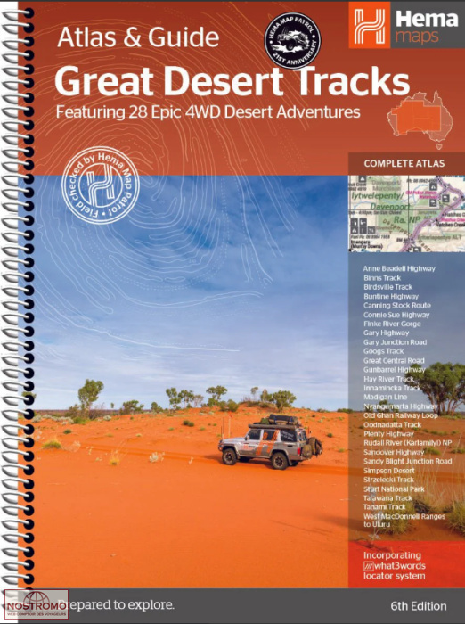GREAT DESERT TRACKS | atlas touristique Hema