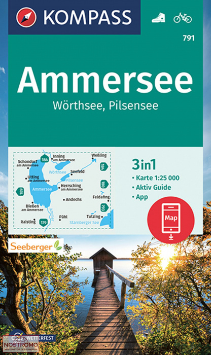 791 AMMERSEE | Kompass hiking map
