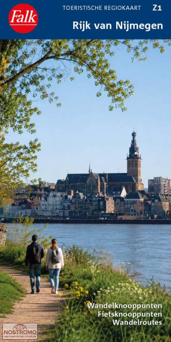 Z1 RIJK VAN NIJMEGEN | carte de randonnée Falk