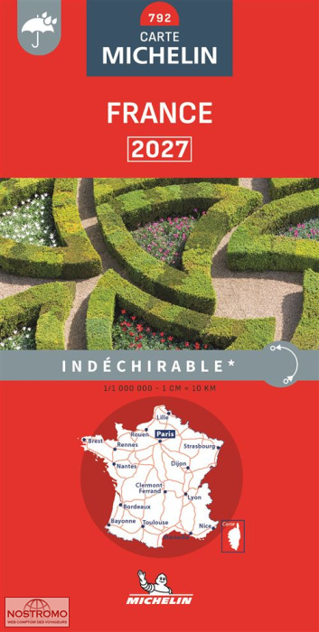 792 FRANCE | carte routière Michelin