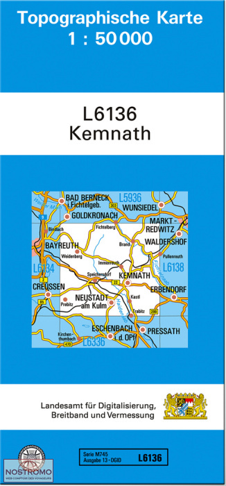 L6136 KEMNATH | carte topographique LDBV