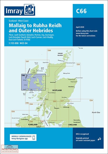 C65 CRINAN TO MALLAIG AND BARRA | Imray nautical chart