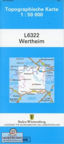 L6322 WERTHEIM | carte topographique LGL