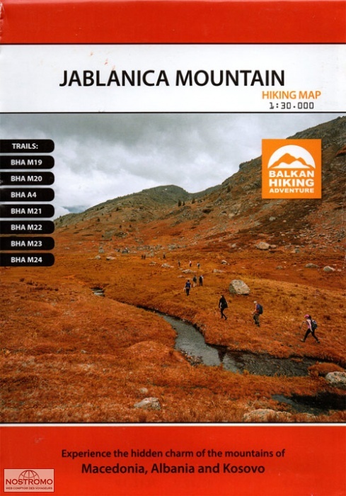 JABLANICA MOUNTAIN | Maiml hiking map