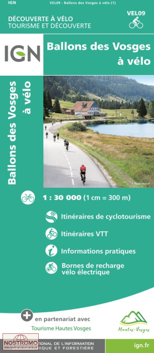 VEL09 BALLONS DES VOSGES À VÉLO | IGN cycling map