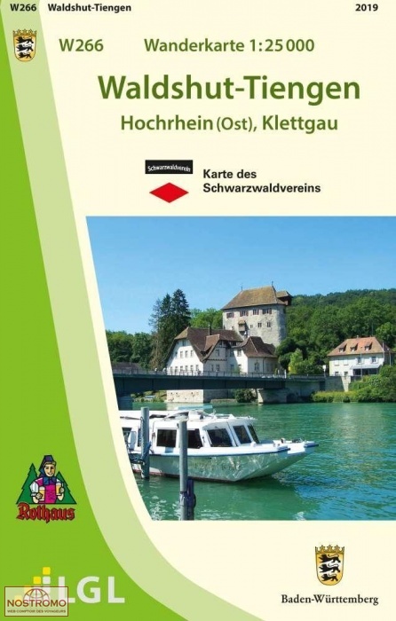 W266 WALDSCHUT-TIENGEN | LGL hiking map