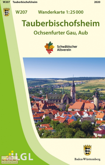 W207 TAUBERBISCHOFSHEIM | LGL hiking map