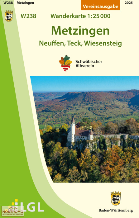 W238 METZINGEN | LGL hiking map
