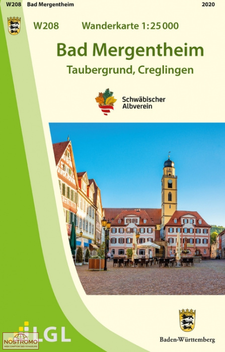 W208 BAD MERGENTHEIM | LGL hiking map