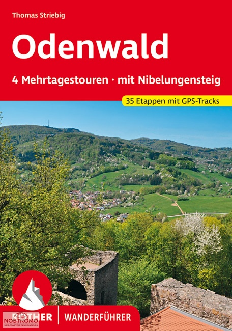 ODENWALD - 4 MEHRTAGESTOUREN | guide de randonnée Rother