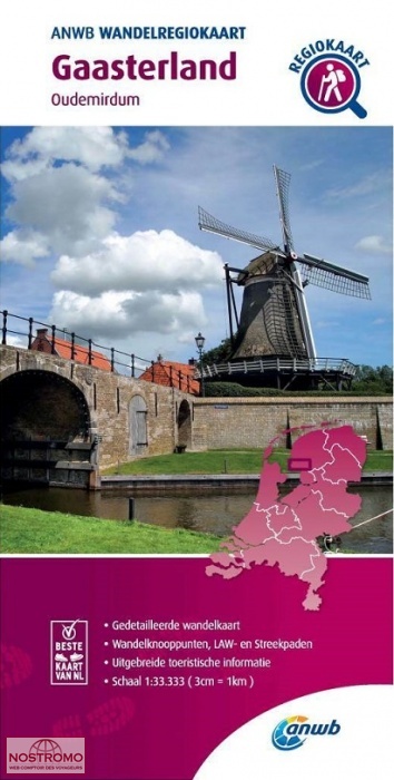 GAASTERLAND | ANWB hiking map