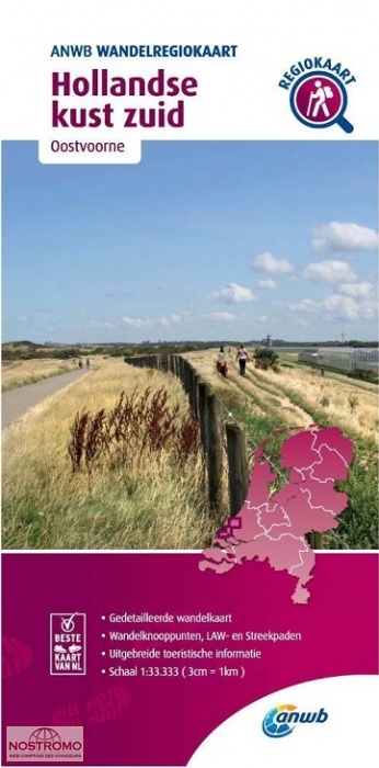 HOLLANDSE KUST ZUID | ANWB hiking map