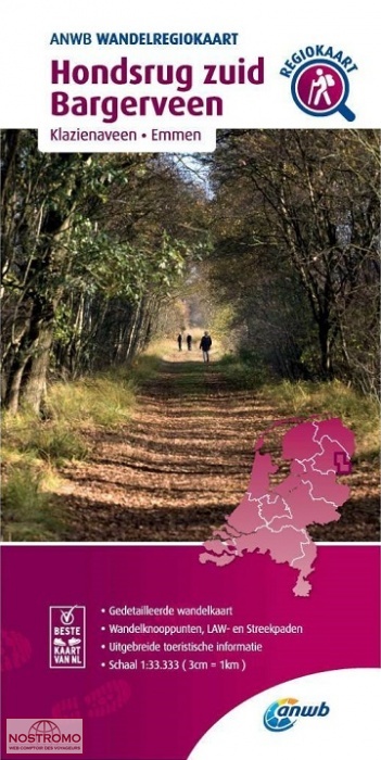 HONDSRUG ZUID | ANWB hiking map