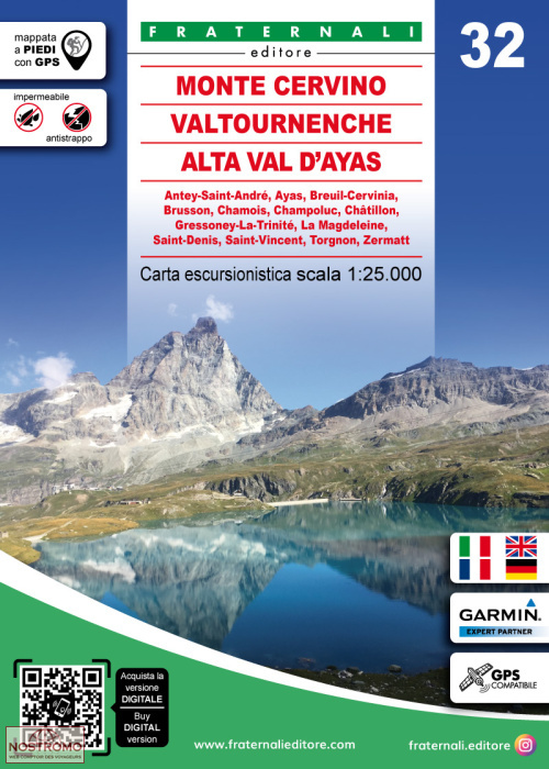 32 MONTE CERVINO | Fraternali hiking map
